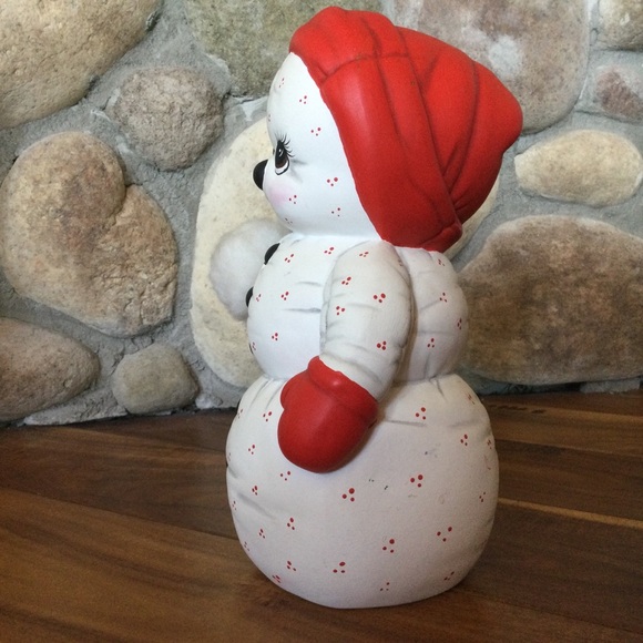 ✔️ Vintage 1986 Kimple Mold Snowman Hand Painted - Picture 3 of 8